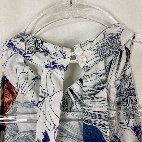 Jaase | Halter Neck Printed Beach Floral Open Back Dress M - Picture 8 of 9